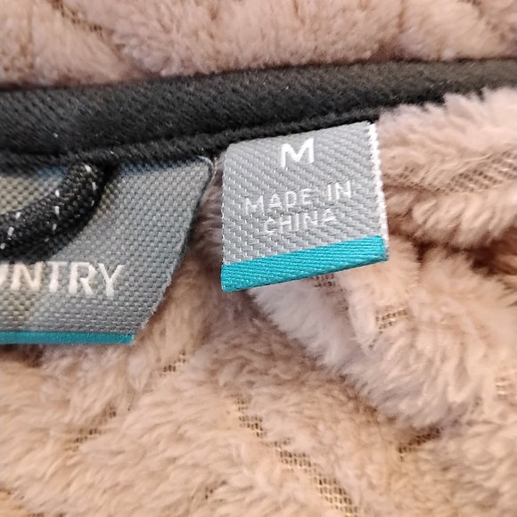 Free Country Women's Pink Chevron Butter Pile Zipper Jacket M - Picture 6 of 7